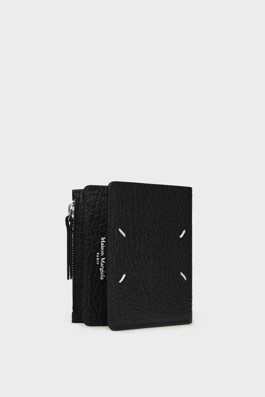 Maison Margiela Black Leather Money Wallet Black online