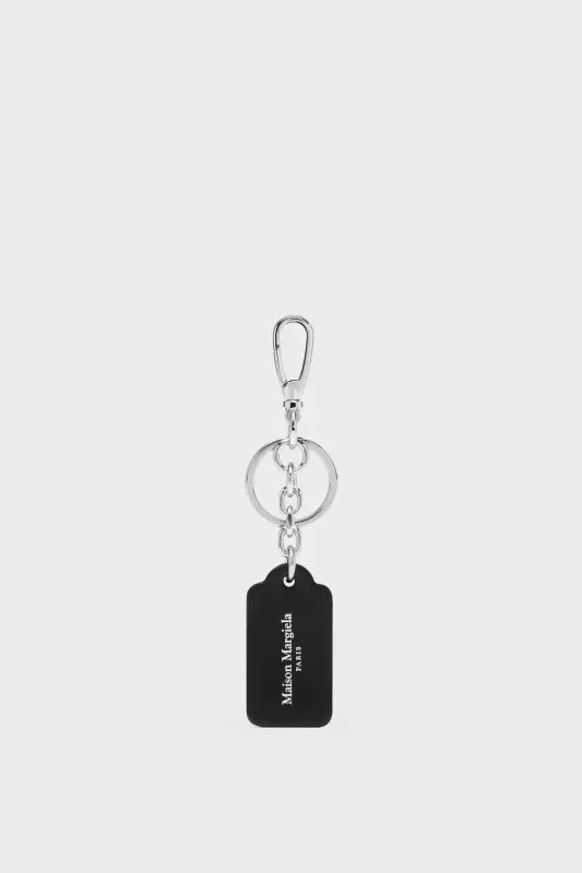 Maison Margiela DOUBLE TAG KEYRING SMALL Black online