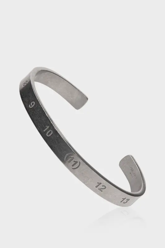 Maison Margiela Numerical Cuff Bracelet Silver online