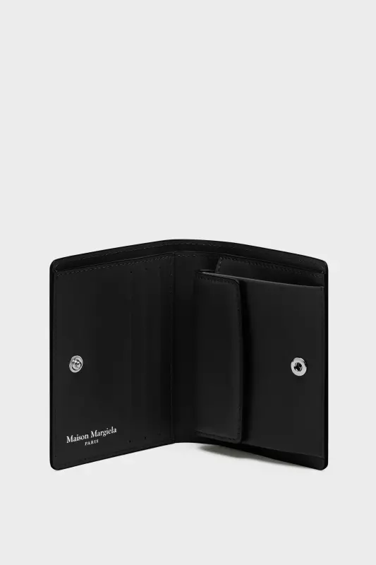 Maison Margiela Small Leather Wallet for Women Black online