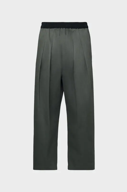 Maison Margiela Mens Gray Cotton Trousers Dark grey online