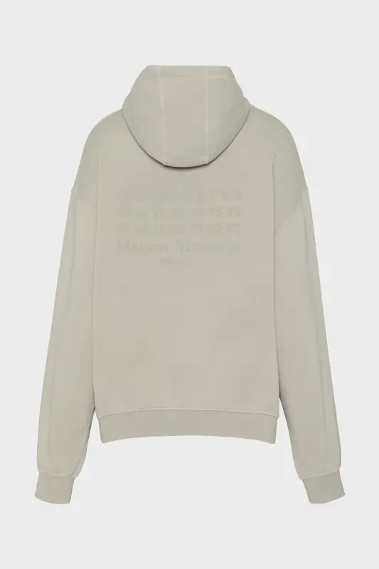 Maison Margiela Numeric logo hoodie Grey online