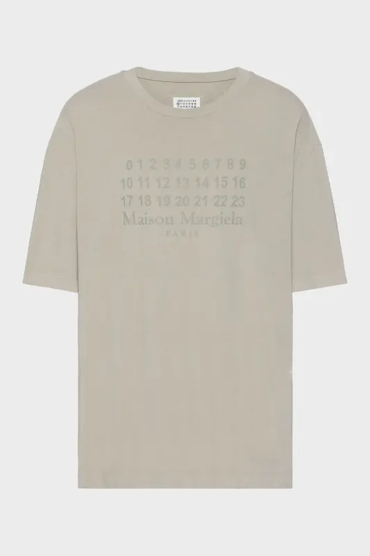 Maison Margiela Numeric logo T-shirt Grey online