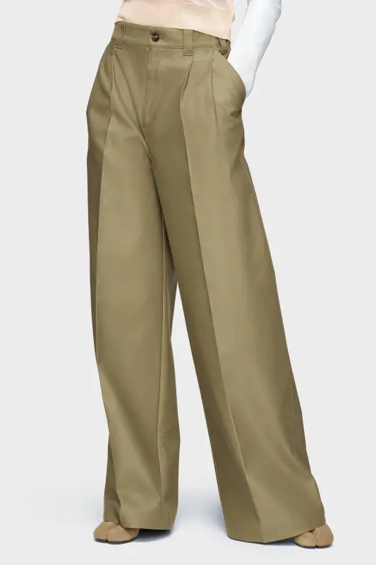 Maison Margiela Skater Chino cotton trousers Khaki online