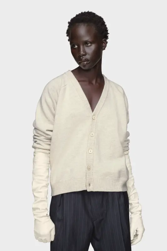 Maison Margiela Wool knit top Light Grey online